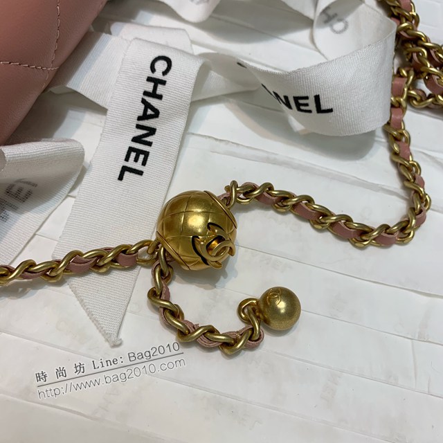 Chanel專櫃新款鏈子小包 AP1450 香奈兒羊皮小金球Woc鏈條斜挎女包發財包 djc5042